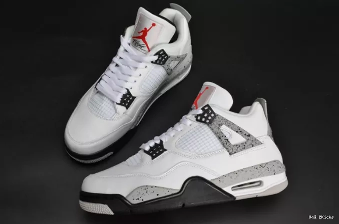 Cement” EyeCatching 4 Jordan  542 Air 840606-192 OG “White 0820